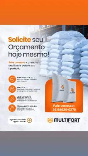 SACARIA DE RAFIA ? RESISTÊNCIA E QUALIDADE! ?