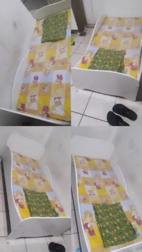 Cama infantil com colchão 