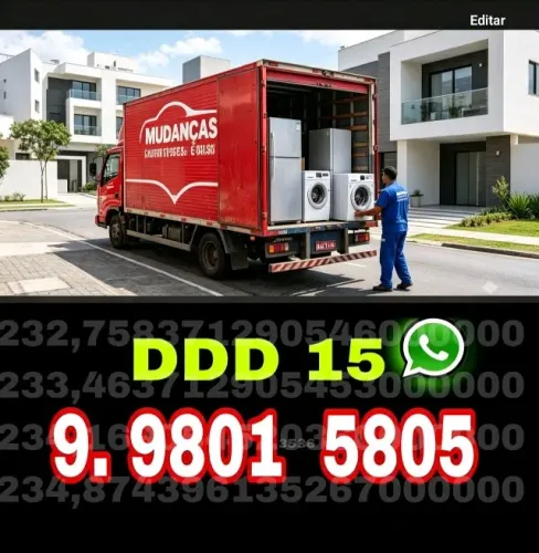 Frete Sorocaba / Éden mudanças com atendimento rápido