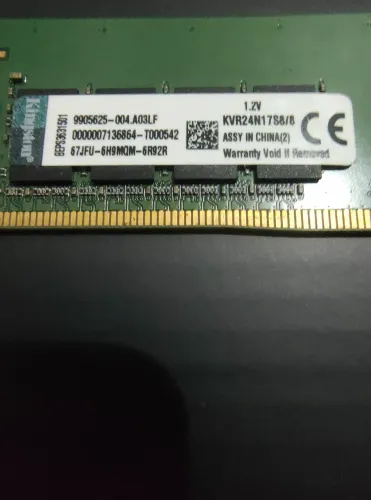 Memória ram Kingston 8G ddr4