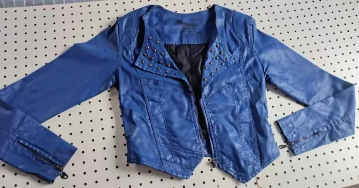 Jaqueta de courino Prefixo estilo Michael Jackson Tam P