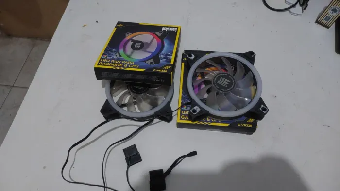 2 fans rgb de 120 MM