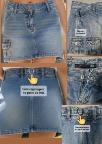 Saia Jeans 