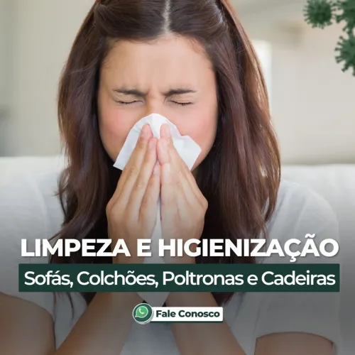 Limpeza e higienização de estofados