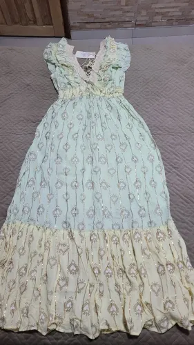 Vestido longo indiano