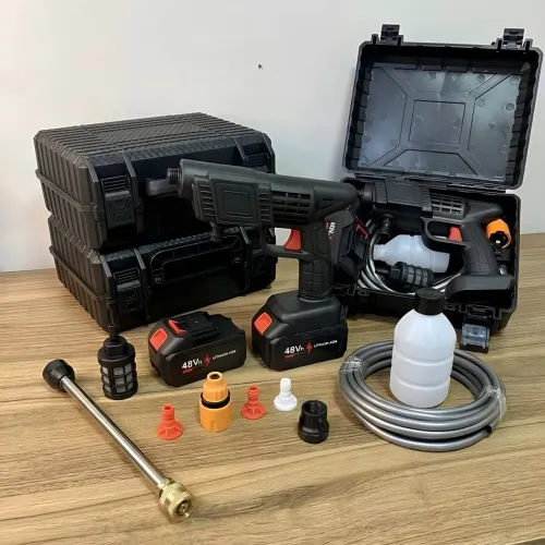 Lavadora Alta Pressão Sem Fio 48V + 2 Baterias e Maleta