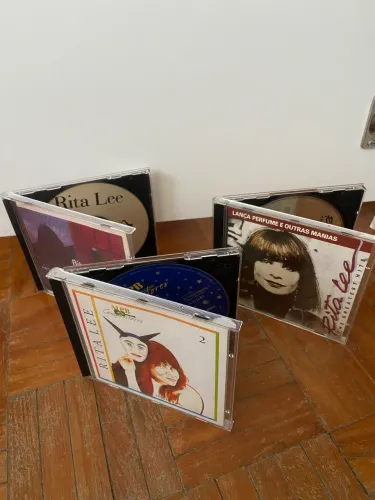 Kit com 3 CDs Originais da Rita Lee