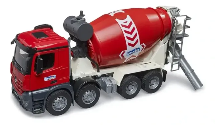 Caminhão Mercedes Benz Betoneira MB Arocs Bruder 1/16 Carrinho Brinquedo Premium