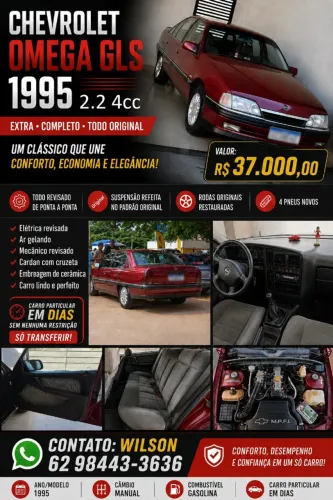 Chevrolet Omega GLS 2.2 / 2.0 1995