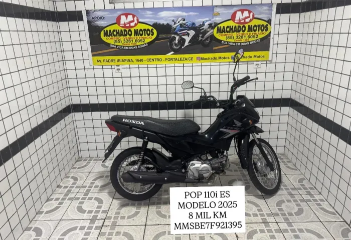 Pop 110i ES,modelo 2025 partida elétrica 