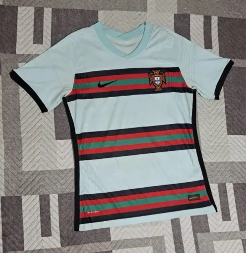 Camisa 2 de Portugal 2020/2021 Azul Menta VaporKnit - Nike
