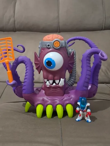 Brinquedo Imaginext Space Alien Tentaclor Usado Completo 