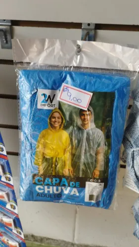 Capa de Chuva Adulto Impermeável com Capuz Tamanho Único Azul para Moto Bicicleta Caminhad