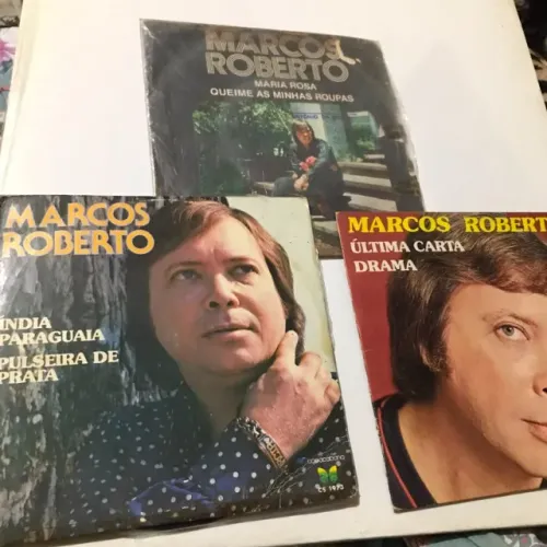 lote 3 disco de vinil lp marcos roberto groove soul