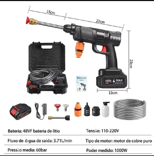 Máquina de lavar  jato de alta pressão 