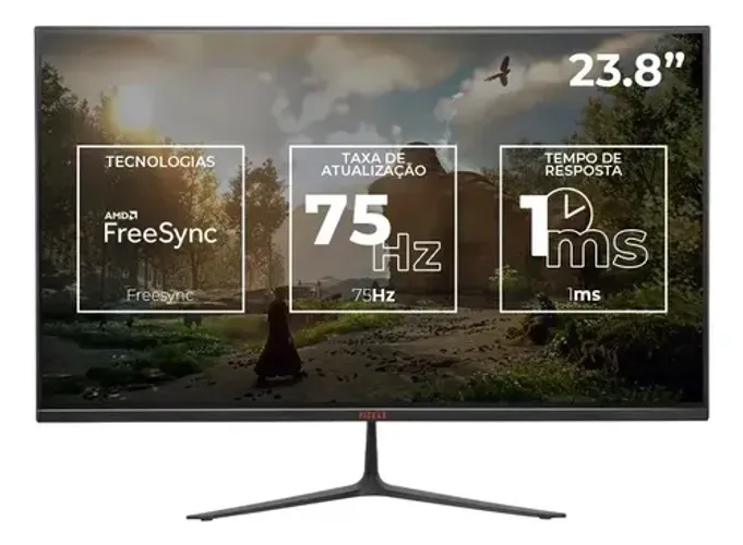 Monitor IPS Pichau Athen V2L 24? 1080P 75Hz 1ms
