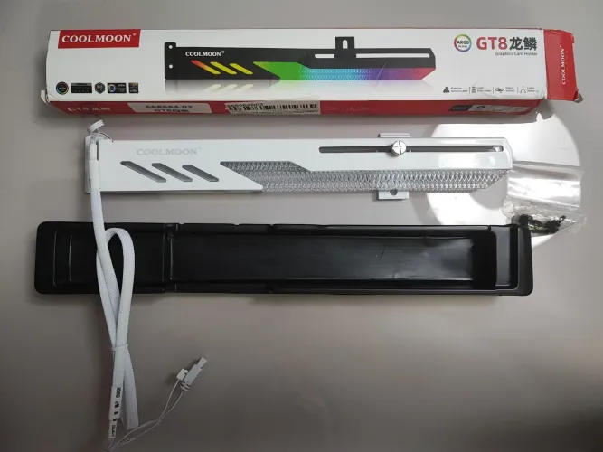 Suporte Horizontal para Placa de Vídeo Coolmoon GT8 ARGB