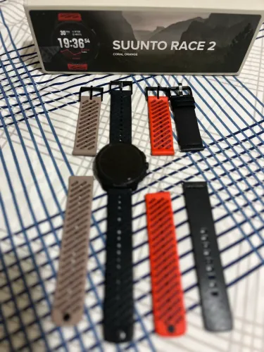 Relógio Suunto race 2 + pulseira extra + Caixa 