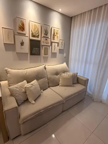 SOFÁ DE LINHO SEMINOVO
