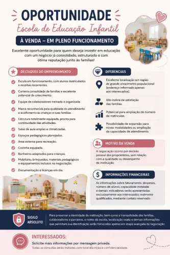 ESCOLA A VENDA