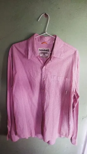 Camisa social listrada Timberland
