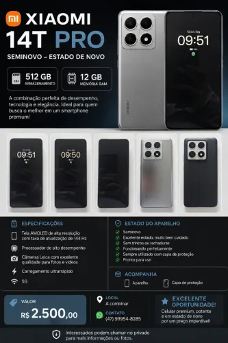 Xiaomi 14T Pro 512 gb/12gb