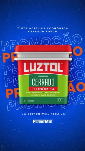Tinta Acrílica Econômica Cerrado Fosco - 3.6 e 18 Litros - Entrega rápido e parcela