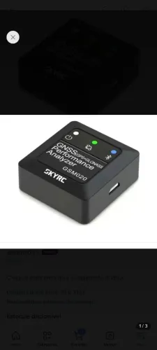 Vendo GPS RC skyrc usado uma vez semi novo