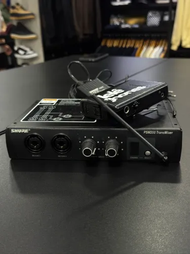 Retorno sem fio Shure Psm200 in ear