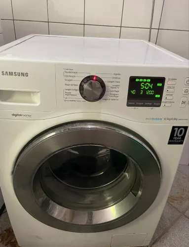 Máquina lava e seca Samsung ecobubble digital inverter