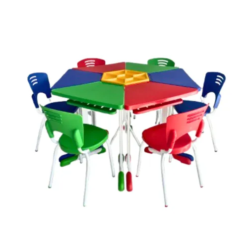 Conjunto Escolar Hexagonal Juvenil 06 à 09 anos