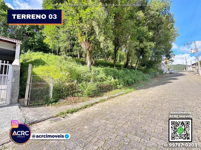 ACRC Imóveis - TE01294 - Terreno com um total de 375m² a Venda no Bairro Garcia