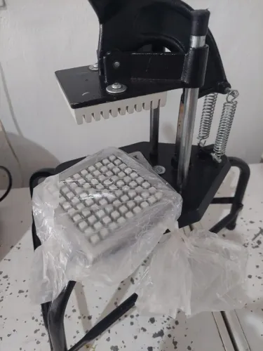 Picador Fatiador Cabrita Legumes Batata + Exclusivo Cor Preto, com 2 kit sendo 1 kit de 6m