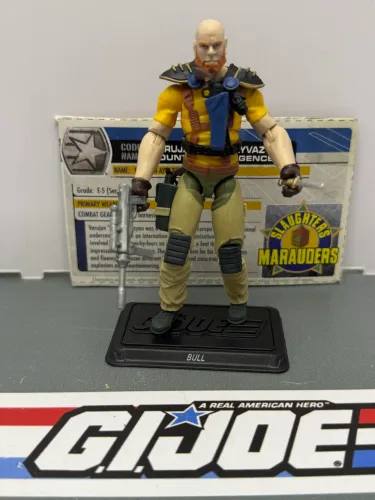 Gi Joe 30th Slaughter's Marauders Varujan "BULL" Ayvazyan - 2011 - Comandos em ação