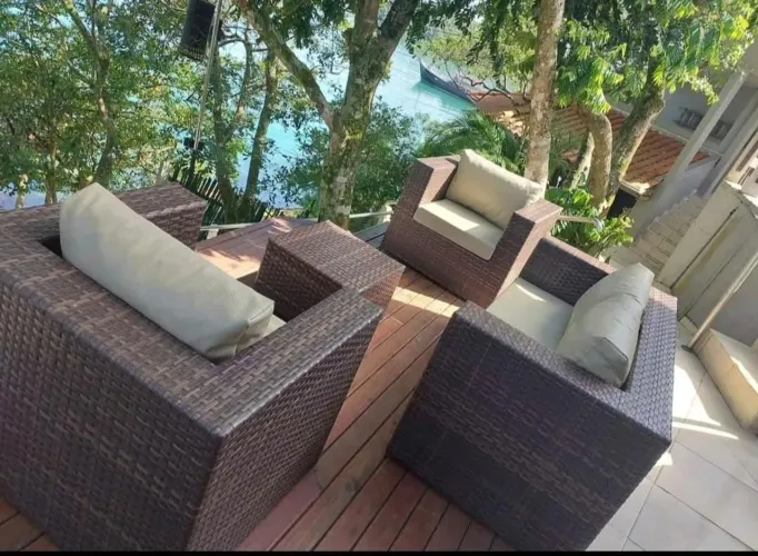 Conjunto quadrado em fibra Sintetica 