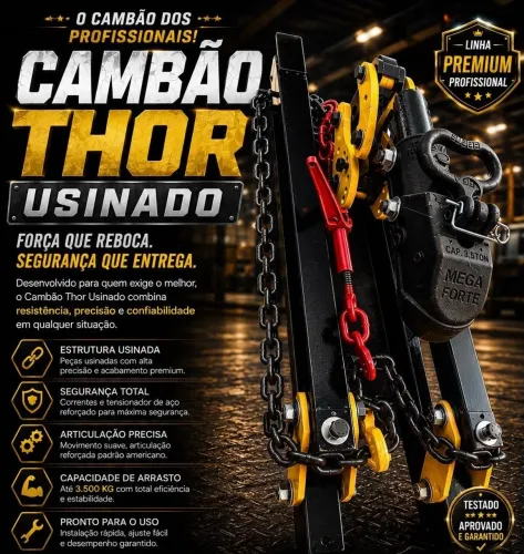 REBOQUE - CAMBÃO THOR USINADO