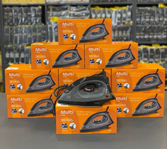 Ferro de Passar Roupa à Seco Easyglide com Controle de Temperatura