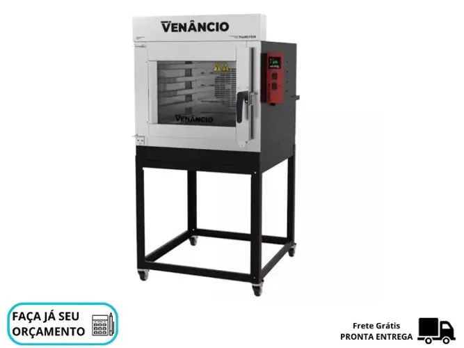 Forno Turbo 5 Esteiras a Gás Venâncio