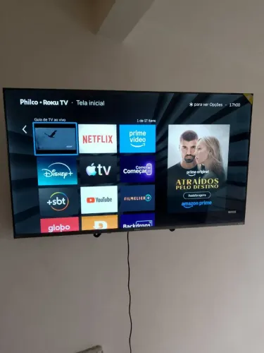 Tv Fhilco 10 meses de uso 49p aceito pix ou cartão com juros