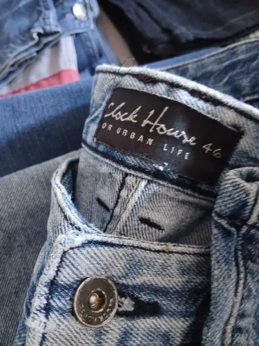 Lote com 5 calças jeans para trabalhar n46