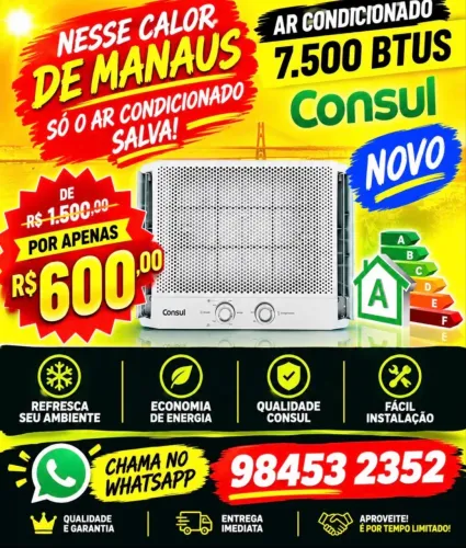 AR CONDICIONADO CONSUL 7.500btus
