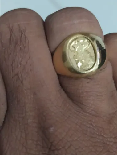 Anel ouro 18 