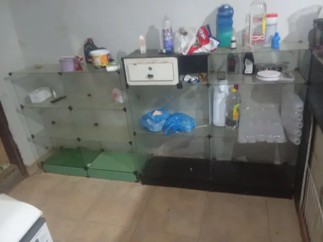 Balcão de vidro