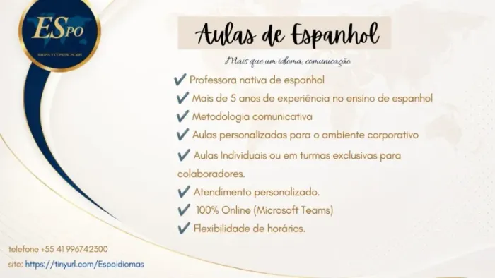 Curso de espanhol on-line