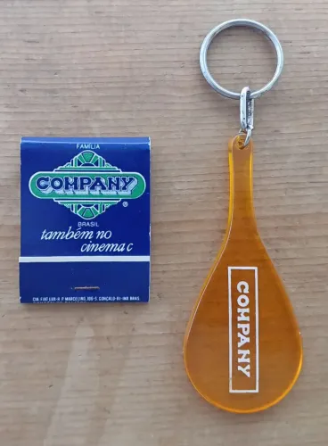 Lote Company - Chaveiro e Caixa de fósforos - Anos 1980