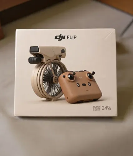 VENDO DJI FLIP LACRADO ?<br>Novo na caixa + Controle<br>4K | 249g | Sem registro ANAC