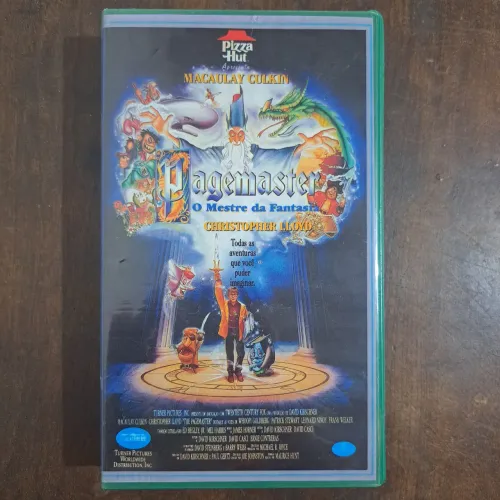 VHS Pagemaster - O Mestre da Fantasia 1994 | Fita Legendada