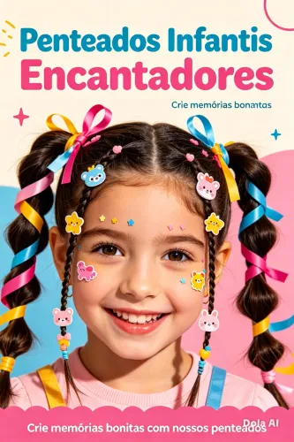 Faço penteados infantis 