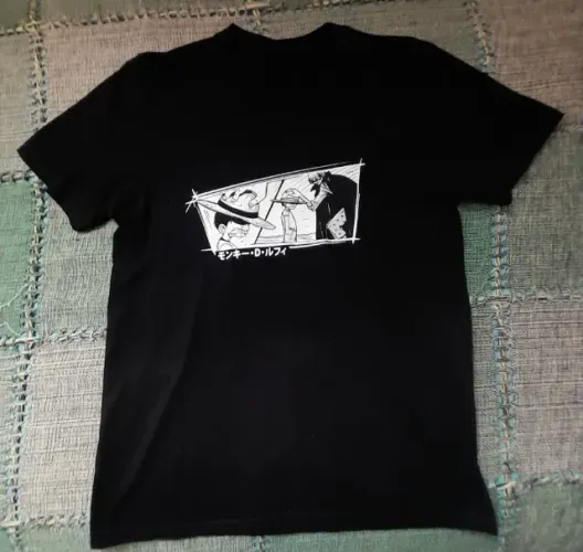 Camiseta One Piece Luffy Haki do Armamento tamanho M