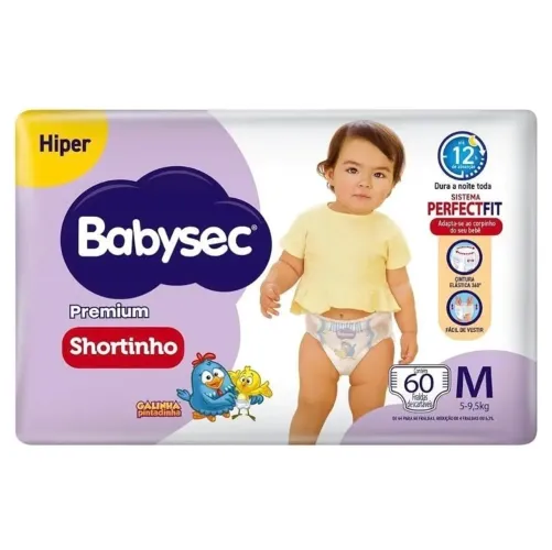 FRALDA TAMANHO M SHORTINHO 60 UND
